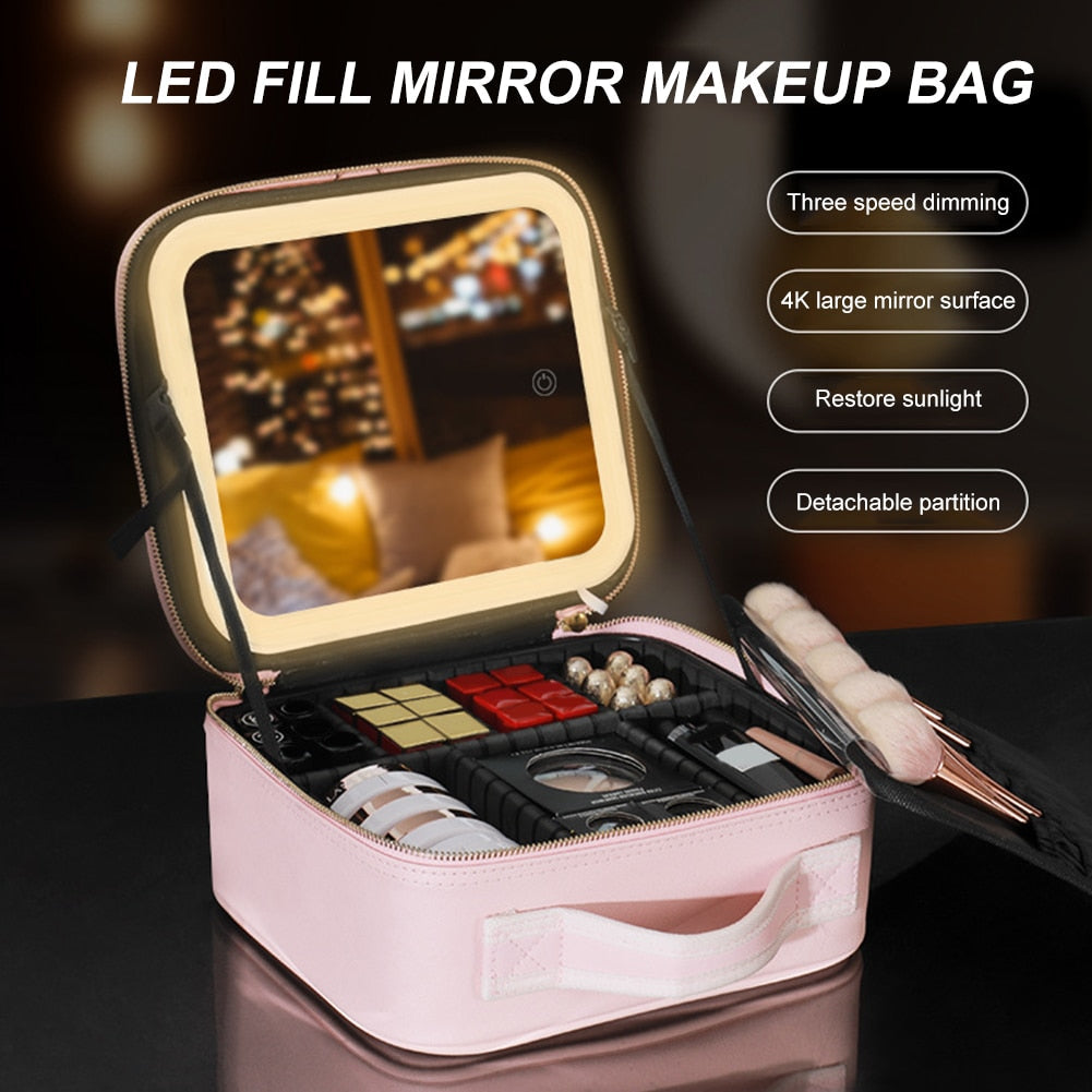 Elite LED Portable Makeup Bag
