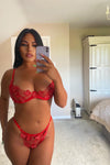 Elite Lingerie Set Red