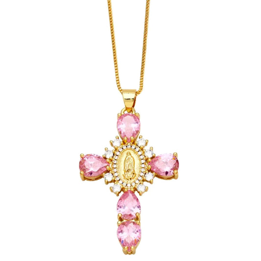 Eternity Necklace- Pink