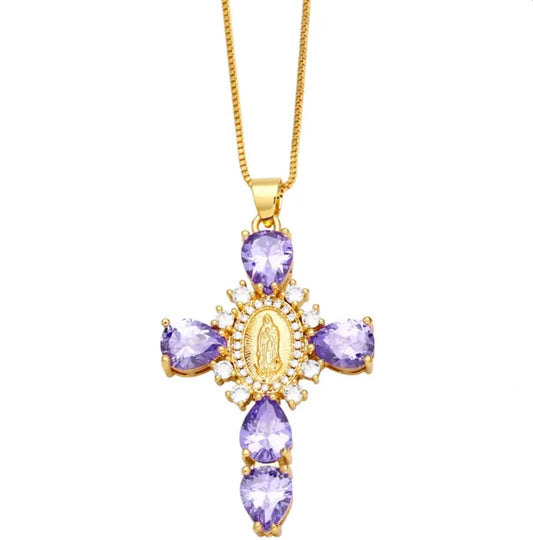 Eternity Necklace- Purple