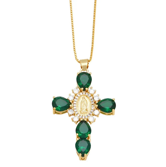 Eternity Necklace- Green