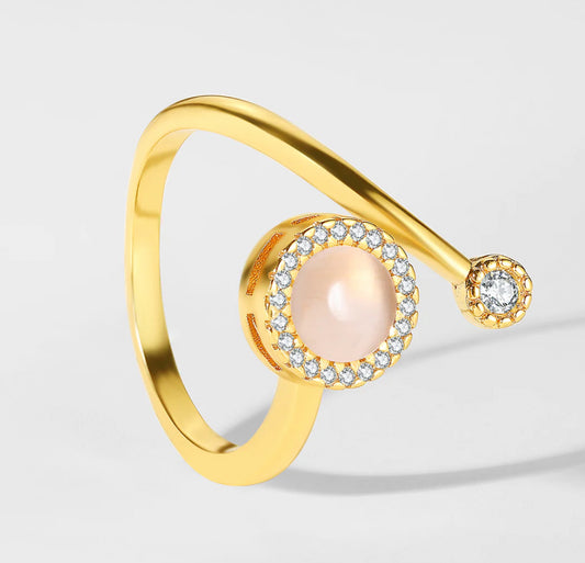 Opal Spinner Calming Ring