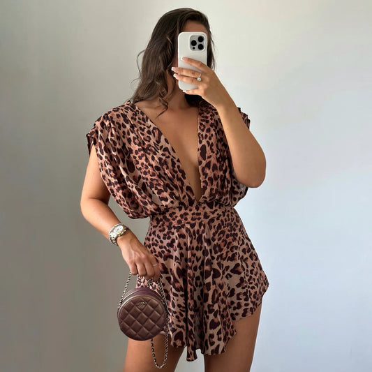 Wild Child Leopard Print Dress