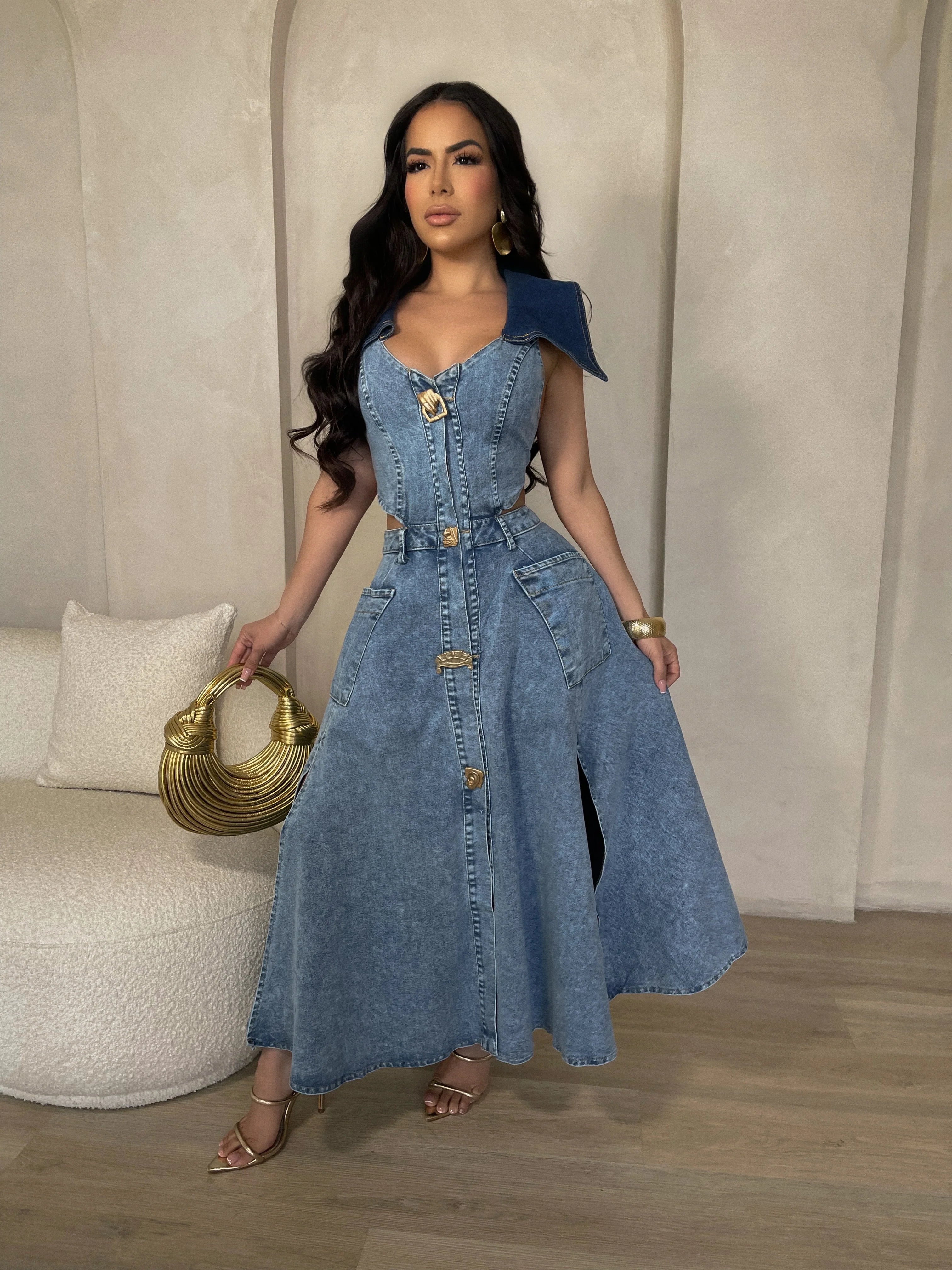 Be Free Denim Dress