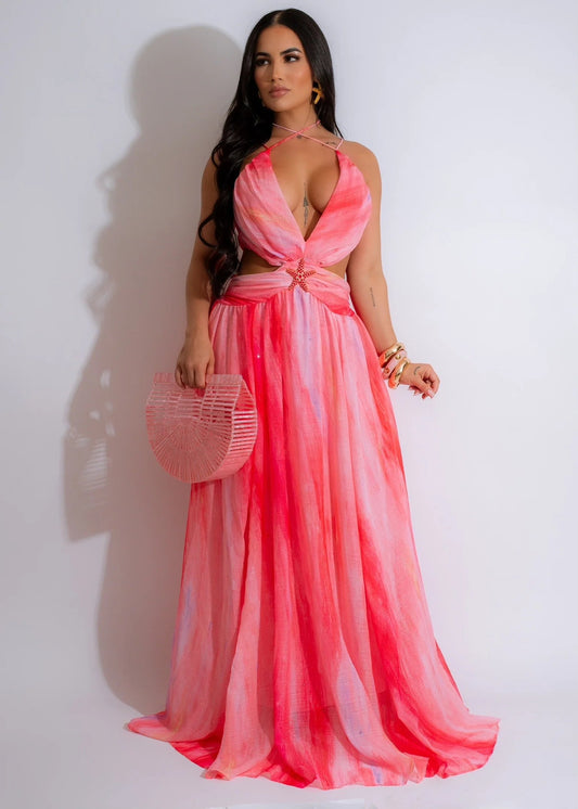 Beach Day Dress Pink