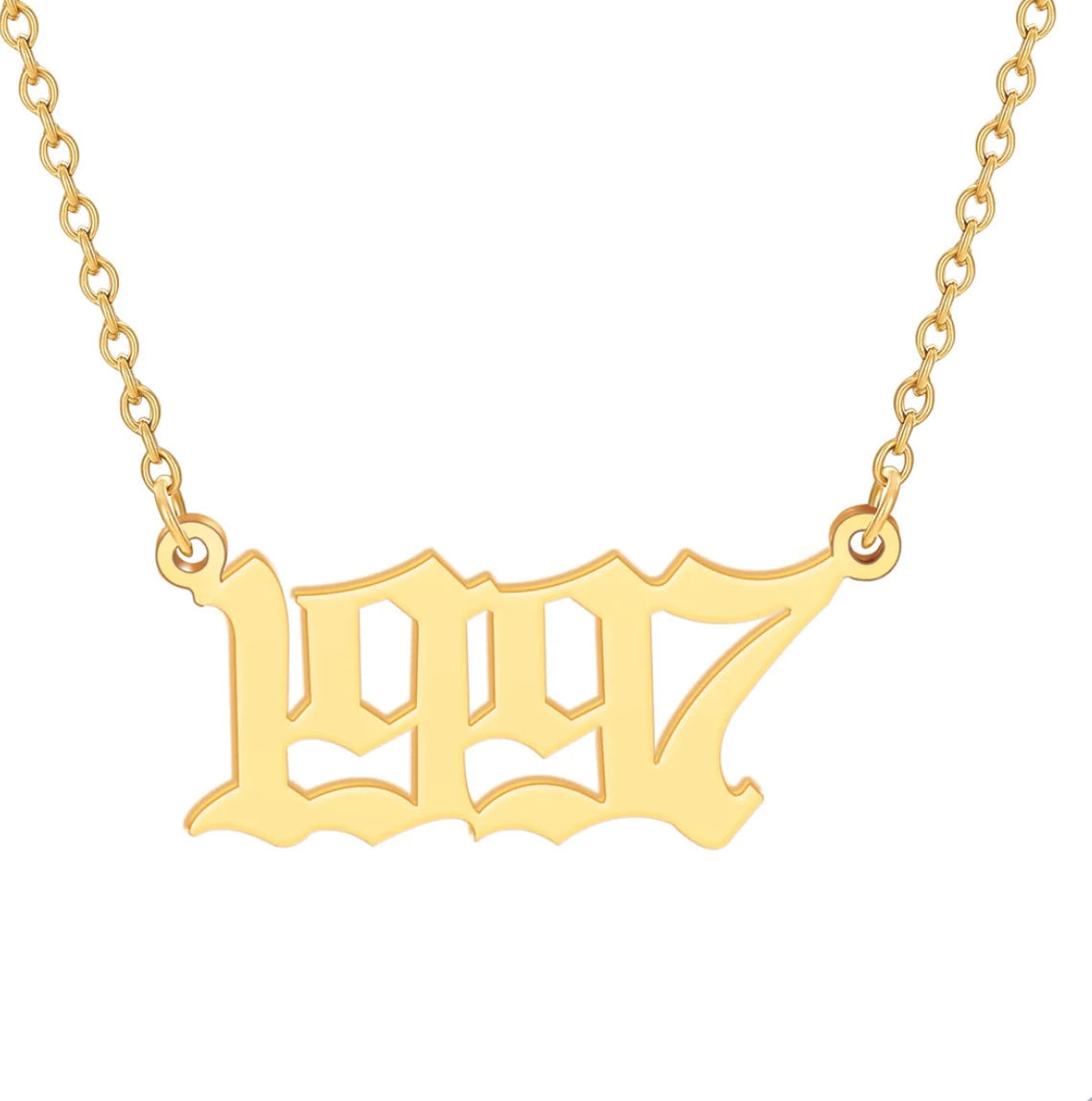 Birth Year Necklace