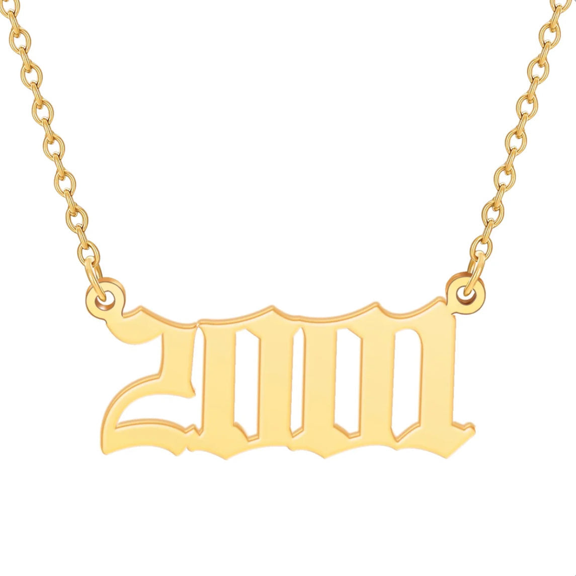 Birth Year Necklace