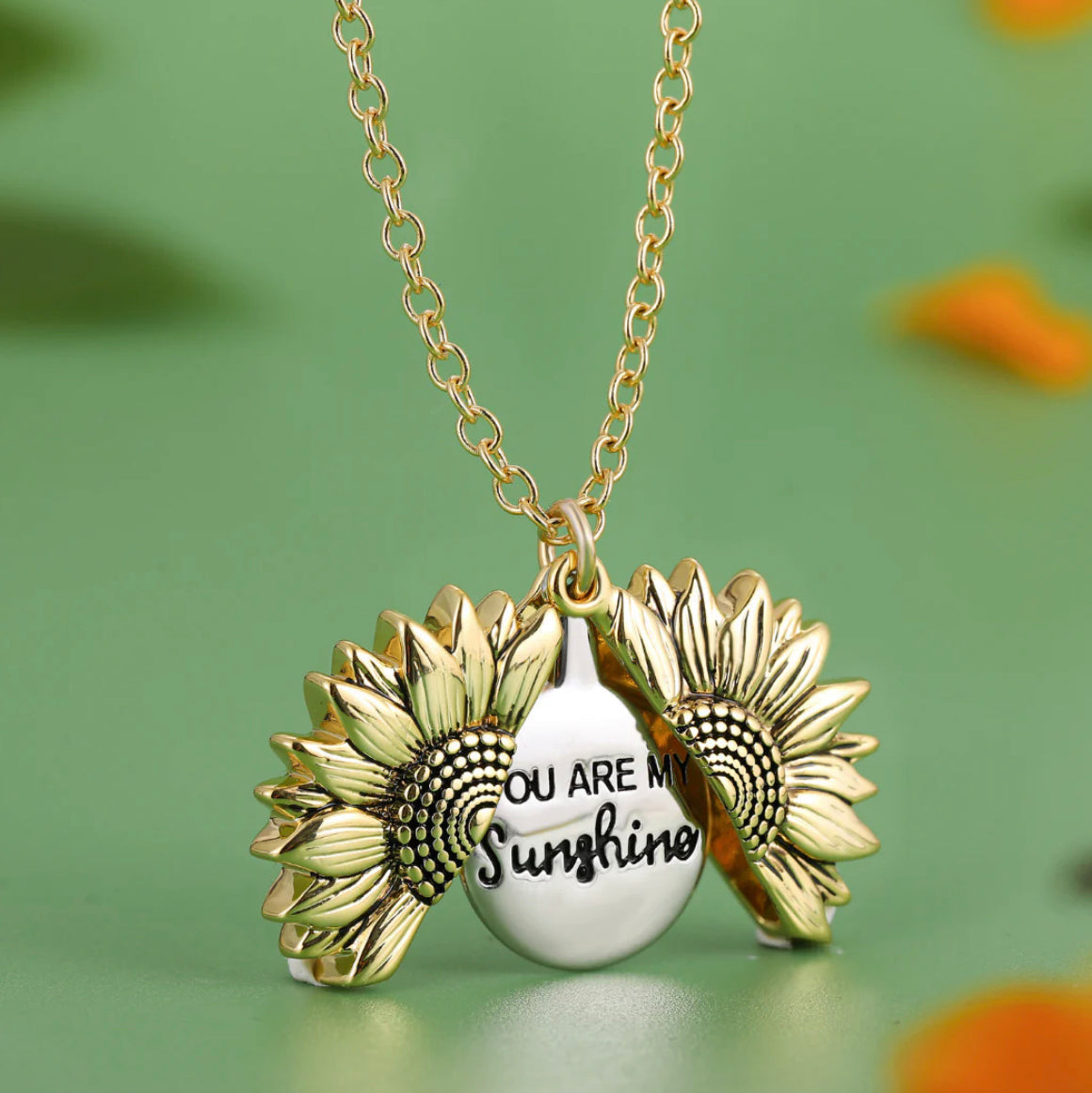 You Are My Sunshine Necklace With Box