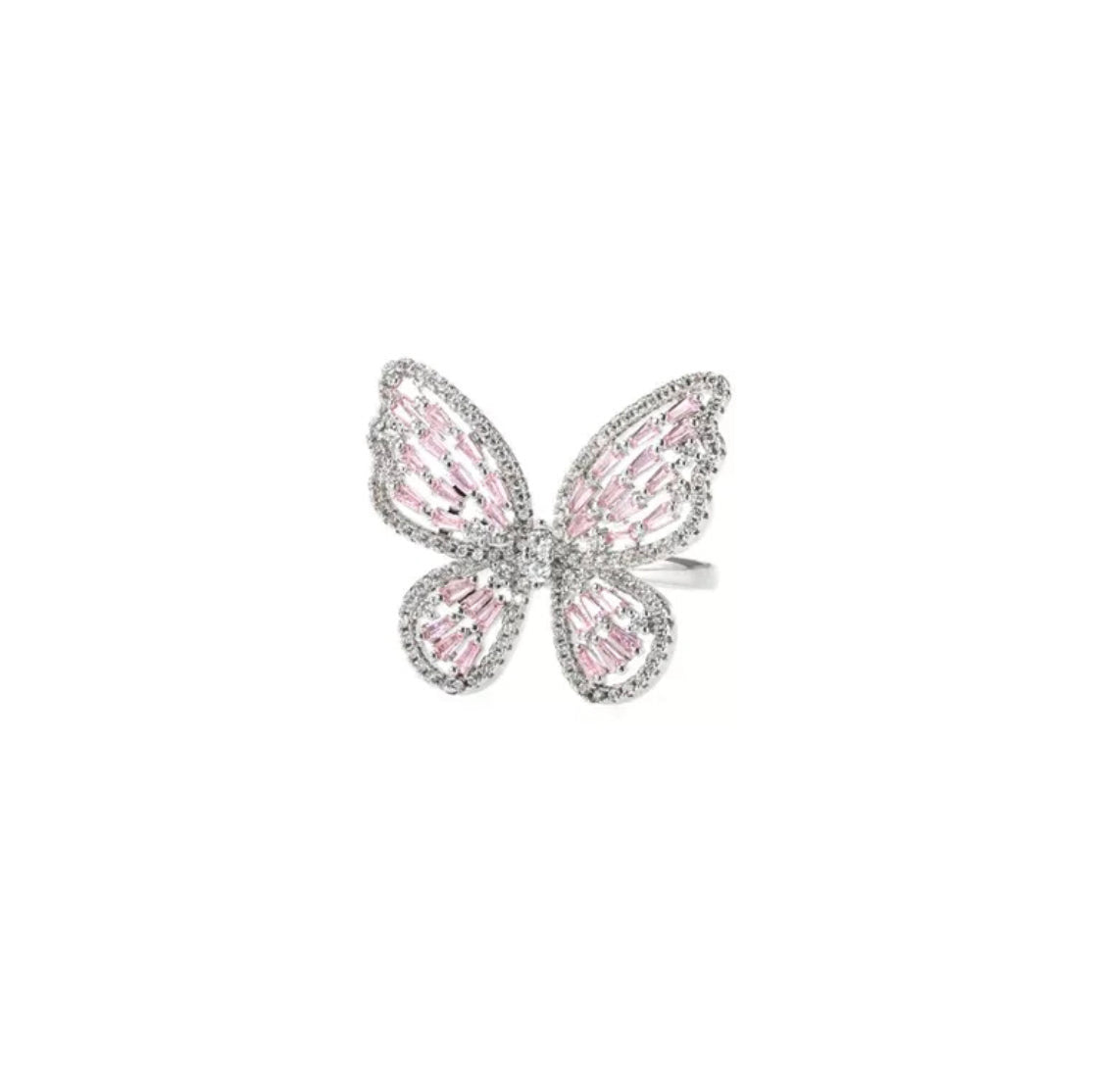 Butterfly Bling Adjustable Ring