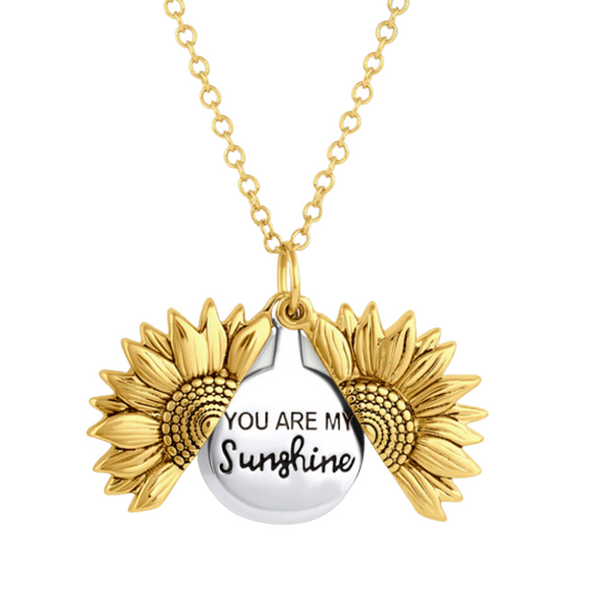 You Are My Sunshine Necklace With Box