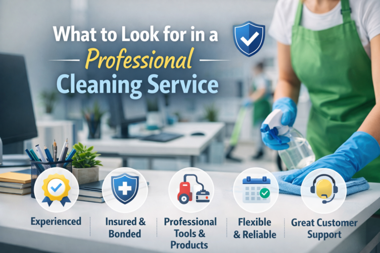 What to Look for in a Professional Cleaning Service